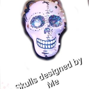 Handcrafted skulls designed by myself